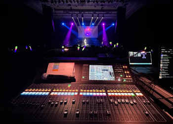 Large format concert video support